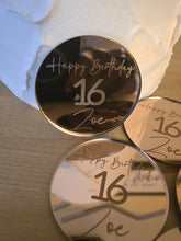 Load image into Gallery viewer, Custom Cupcake Topper (Mirrored)