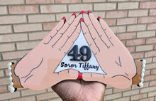 Load image into Gallery viewer, Custom Pyramid Hands Keepsake - Small