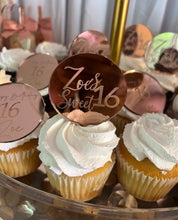Load image into Gallery viewer, Custom Cupcake Topper (Mirrored)