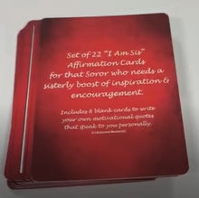 Load image into Gallery viewer, "I Am Sis" DST Affirmation Cards