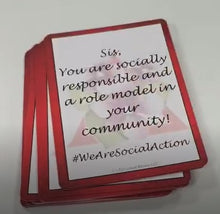 Load image into Gallery viewer, "I Am Sis" DST Affirmation Cards